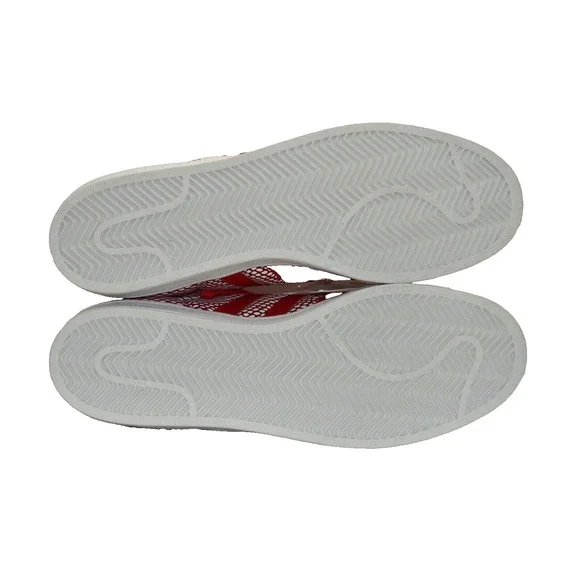 B2 NIB ADIDAS SUPERSTAR SNAKE PACK Originals Red/White Shoes S82730 Size 11.5 - Picture 5 of 6